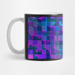 Chrome Cubes Pattern Mug